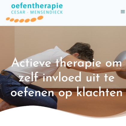 Oefentherapie Barendrecht: eigentijdse website